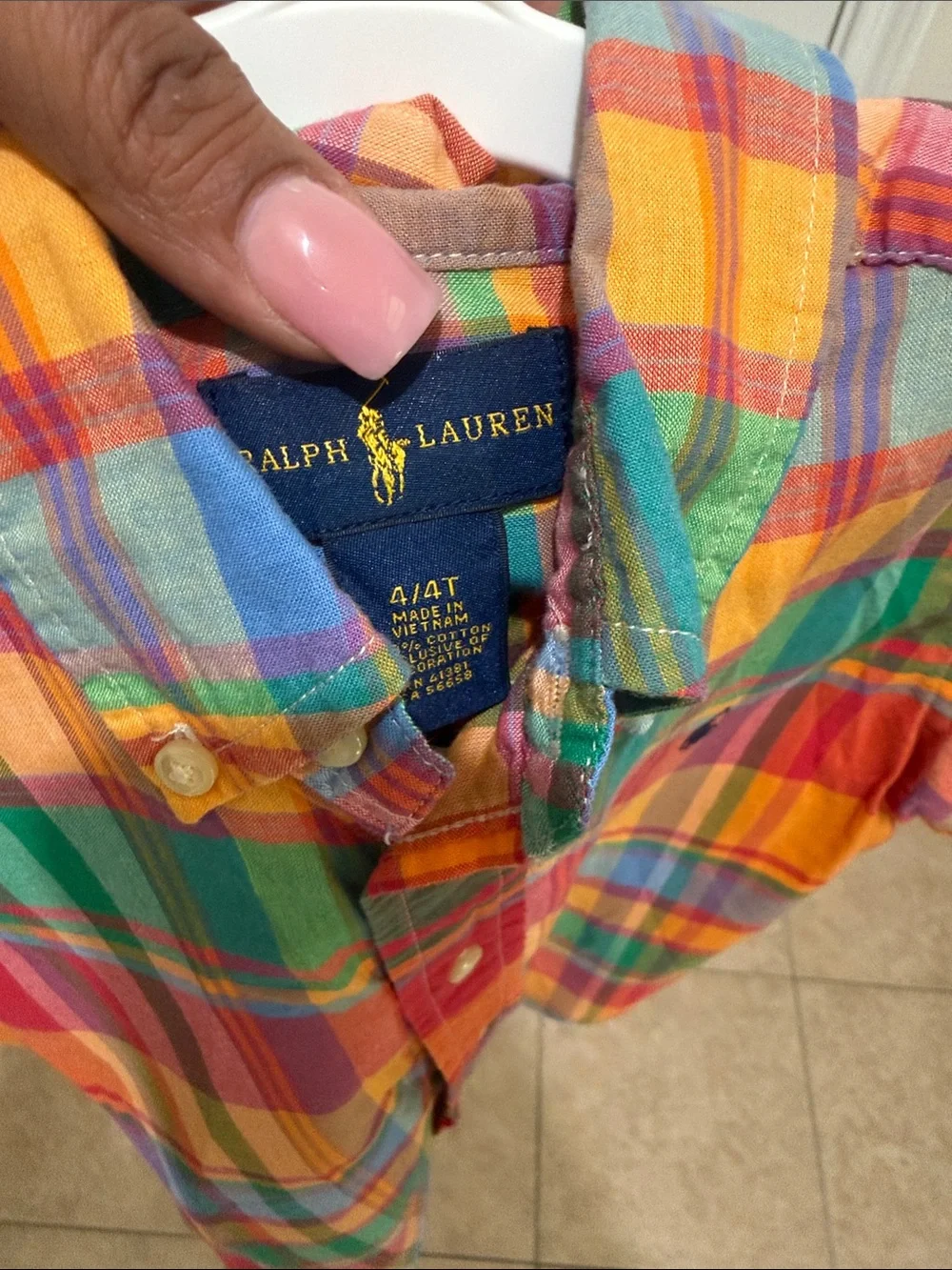 Ralph Lauren Kids Multicolor Plaid Button-Down Shirt - Red, Yellow, Green, Blue